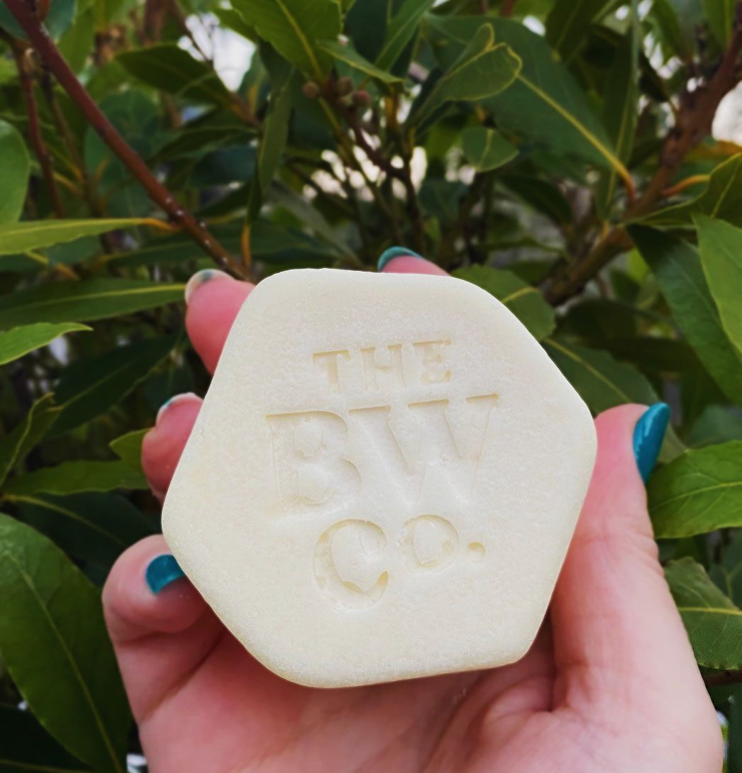 A bar of soap from the Beeswax Company
