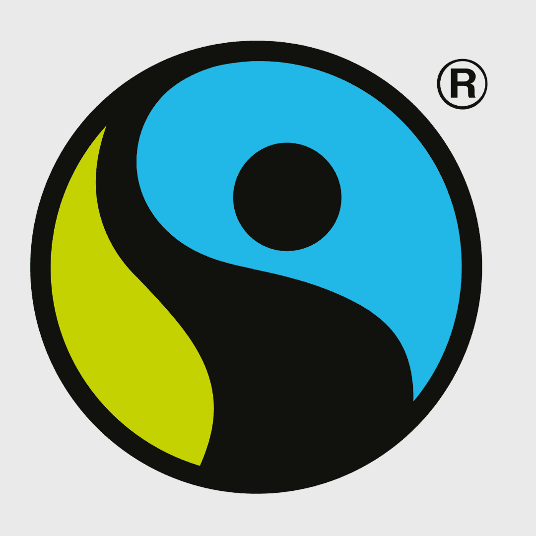 The fairtrade symbol.